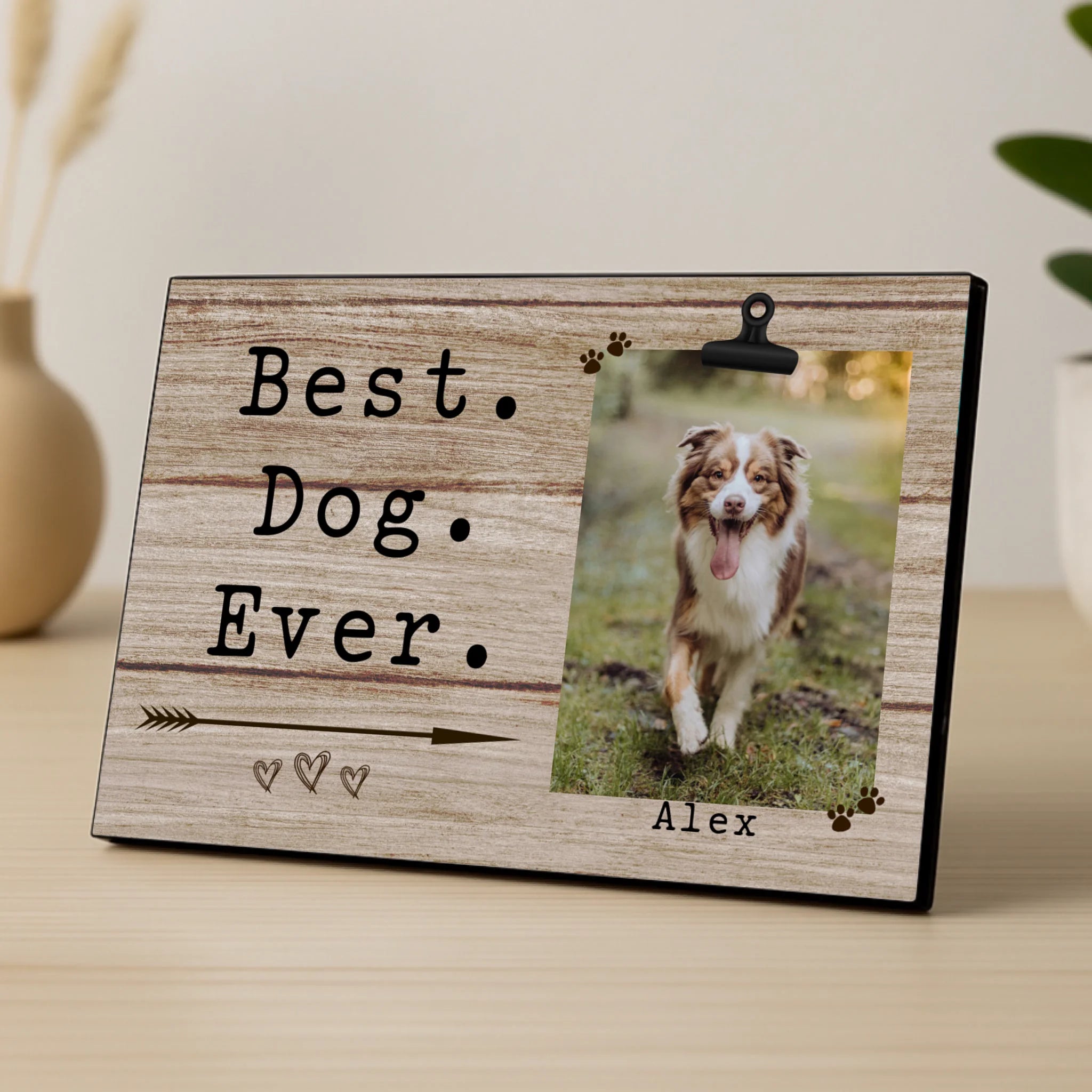 Best Dog Ever Photo Panel - 1 Photo & Name