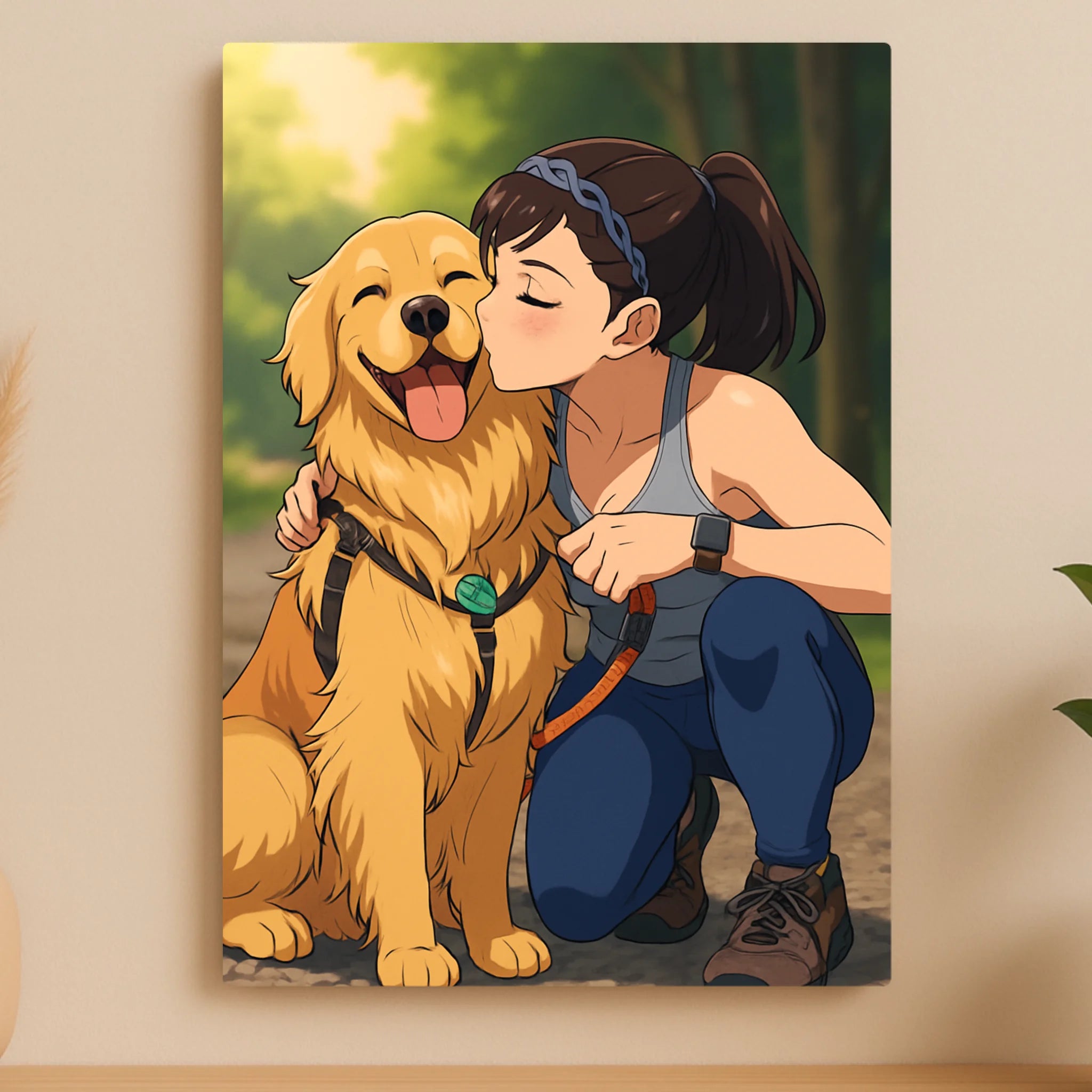 Custom Personalised Anime Metal Photo Panel – Transform Your Photo into Anime Style Art