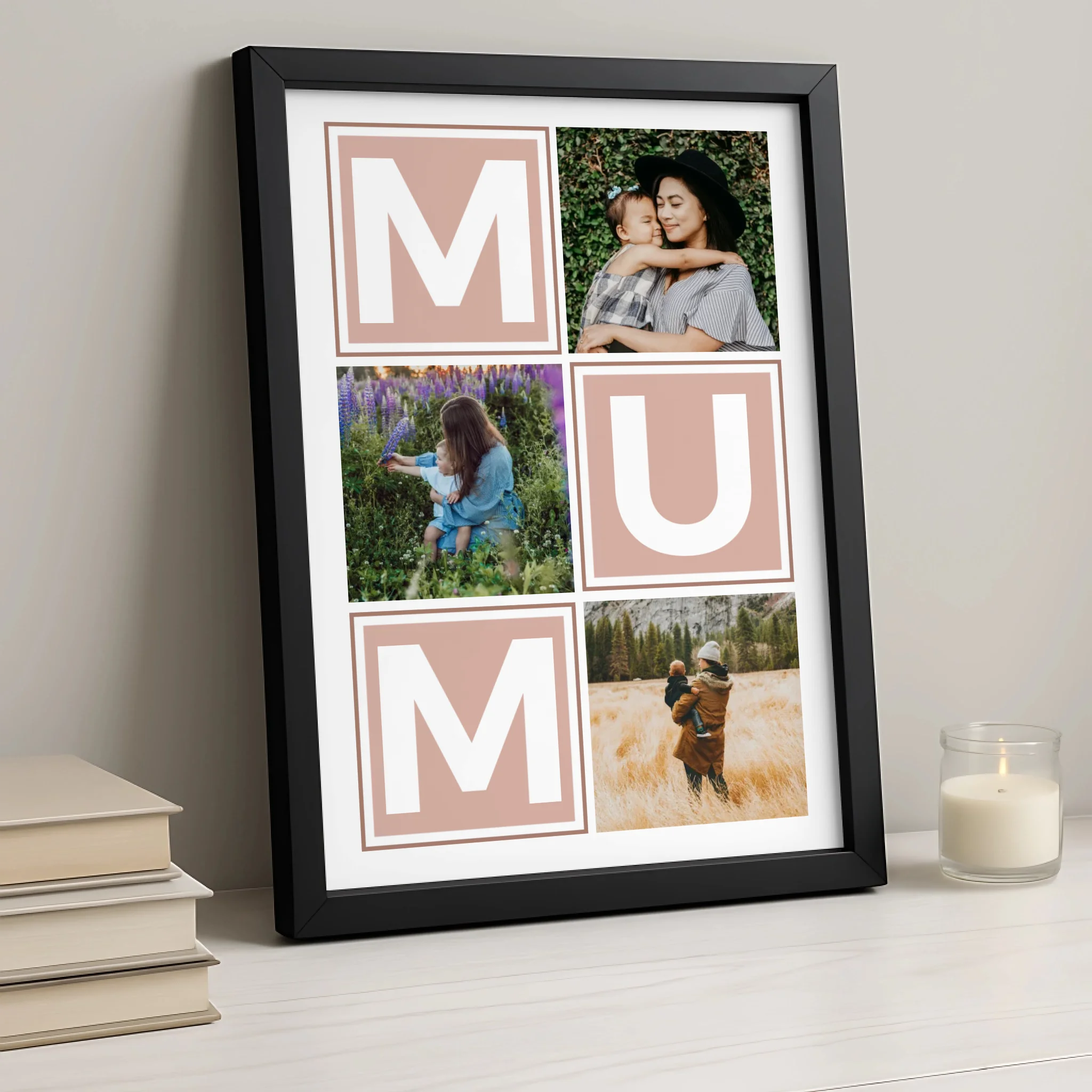 Personalised MUM Photo Frame | Custom Collage Gift for Mum | Mother’s Day or Gift For Mum