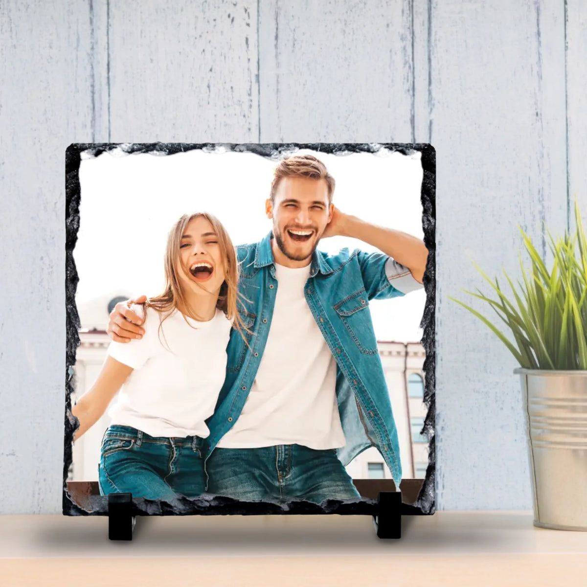 Custom Personalised Photo Slate - Perfect Keepsake Gift