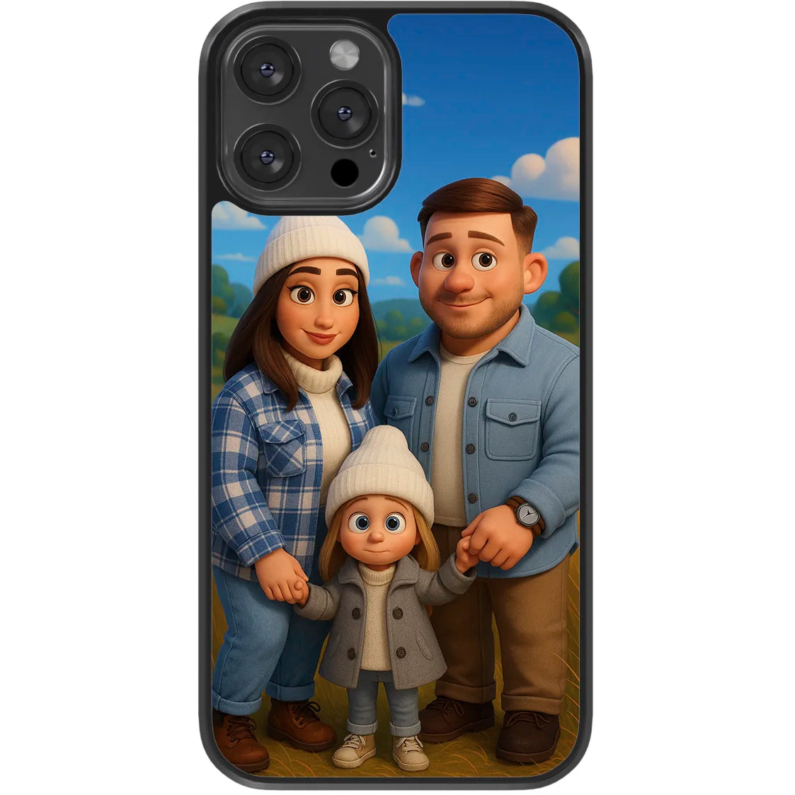 Custom Personalised Cartoon Animation - Magical - Rubber TPU Case for iPhone, Samsung & Pixel