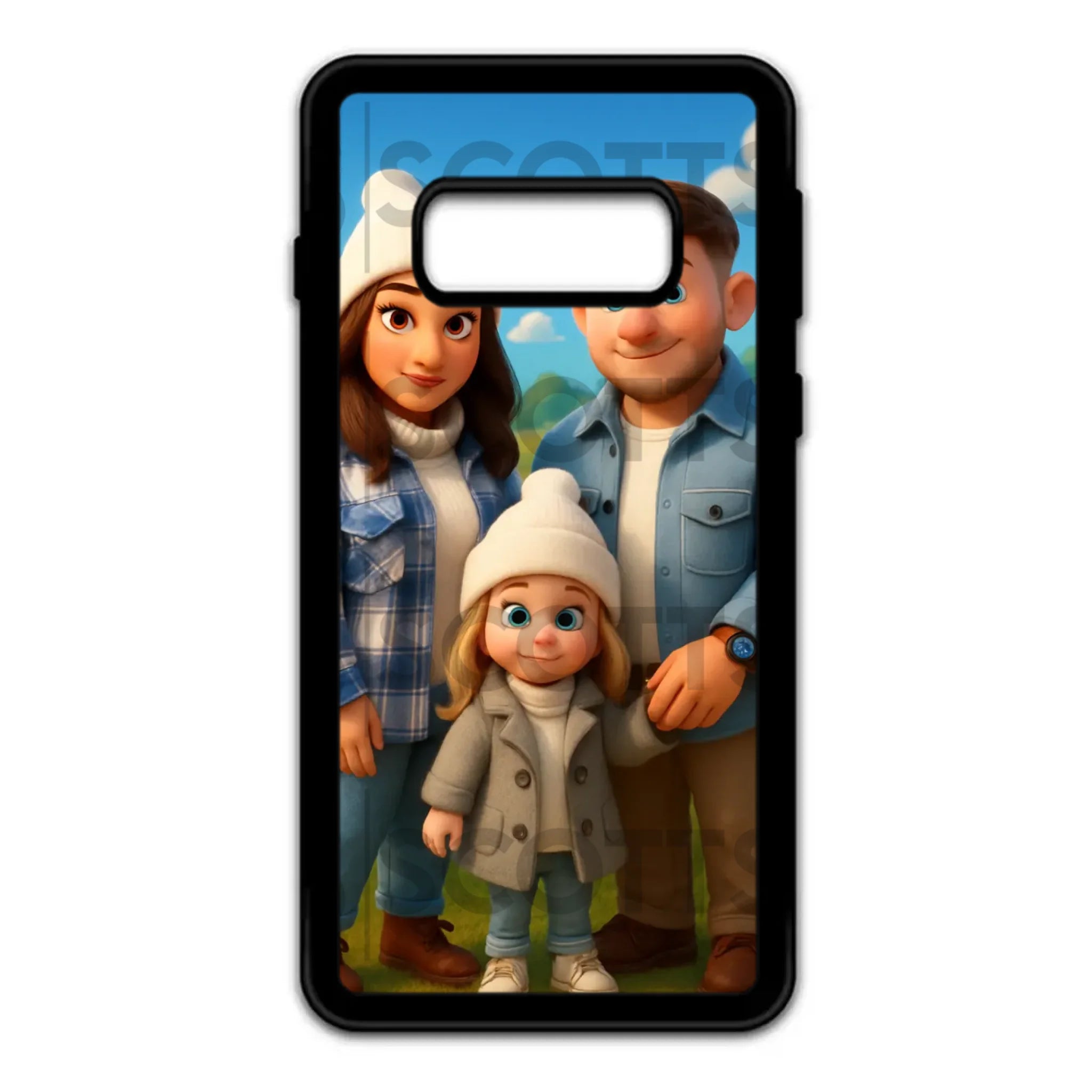 Custom Personalised Cartoon Animation - Magical - Rubber TPU Case for iPhone, Samsung & Pixel