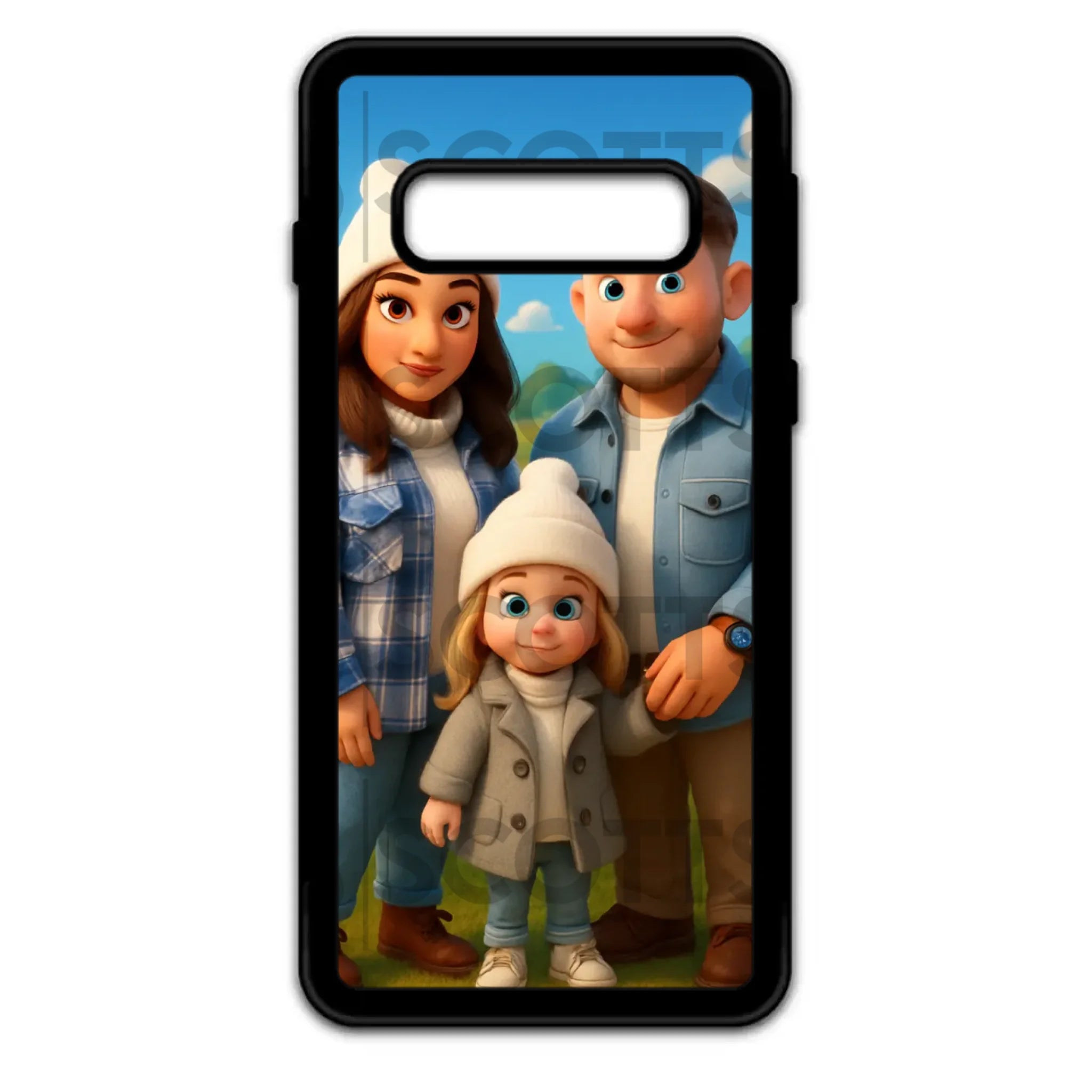 Custom Personalised Cartoon Animation - Magical - Rubber TPU Case for iPhone, Samsung & Pixel
