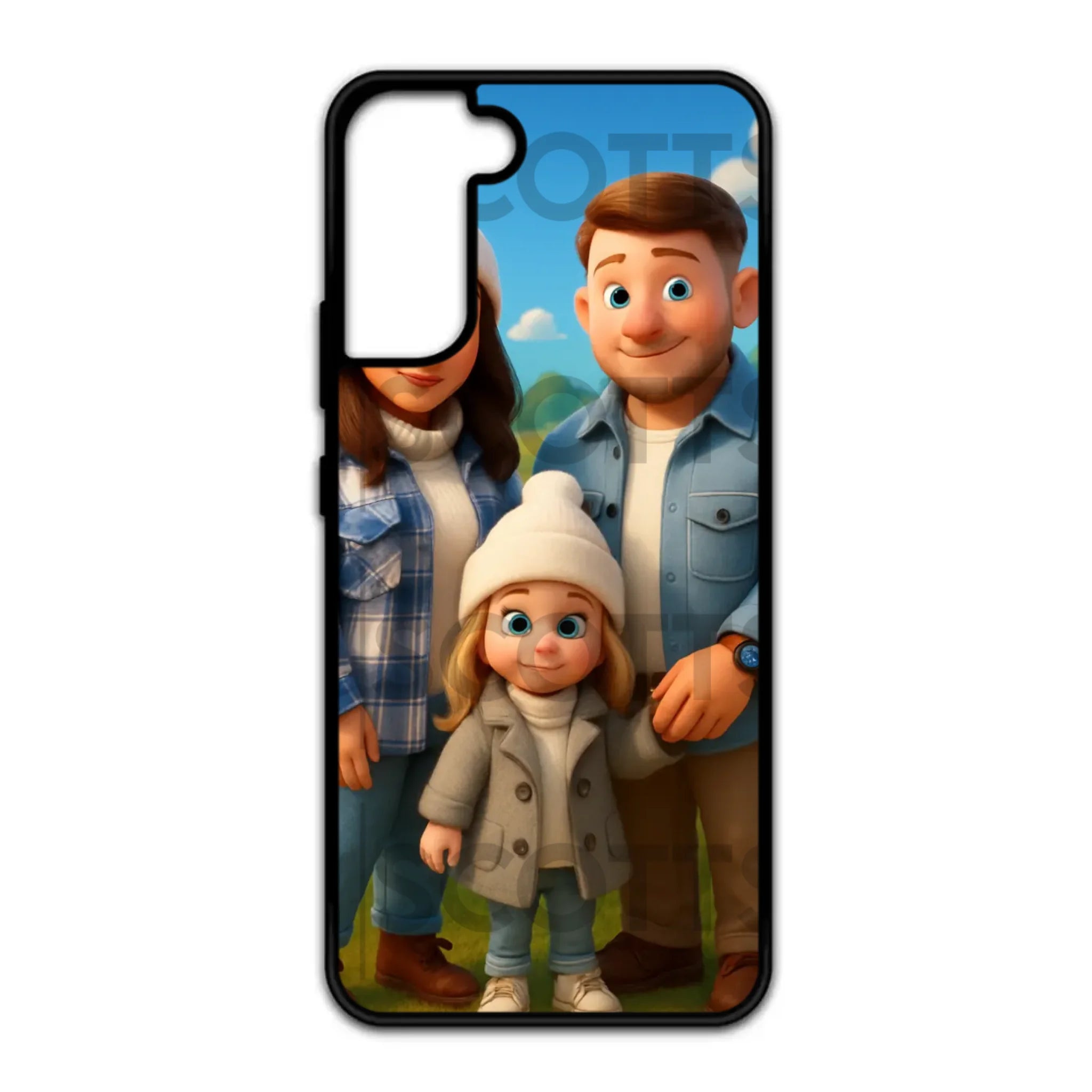 Custom Personalised Cartoon Animation - Magical - Rubber TPU Case for iPhone, Samsung & Pixel