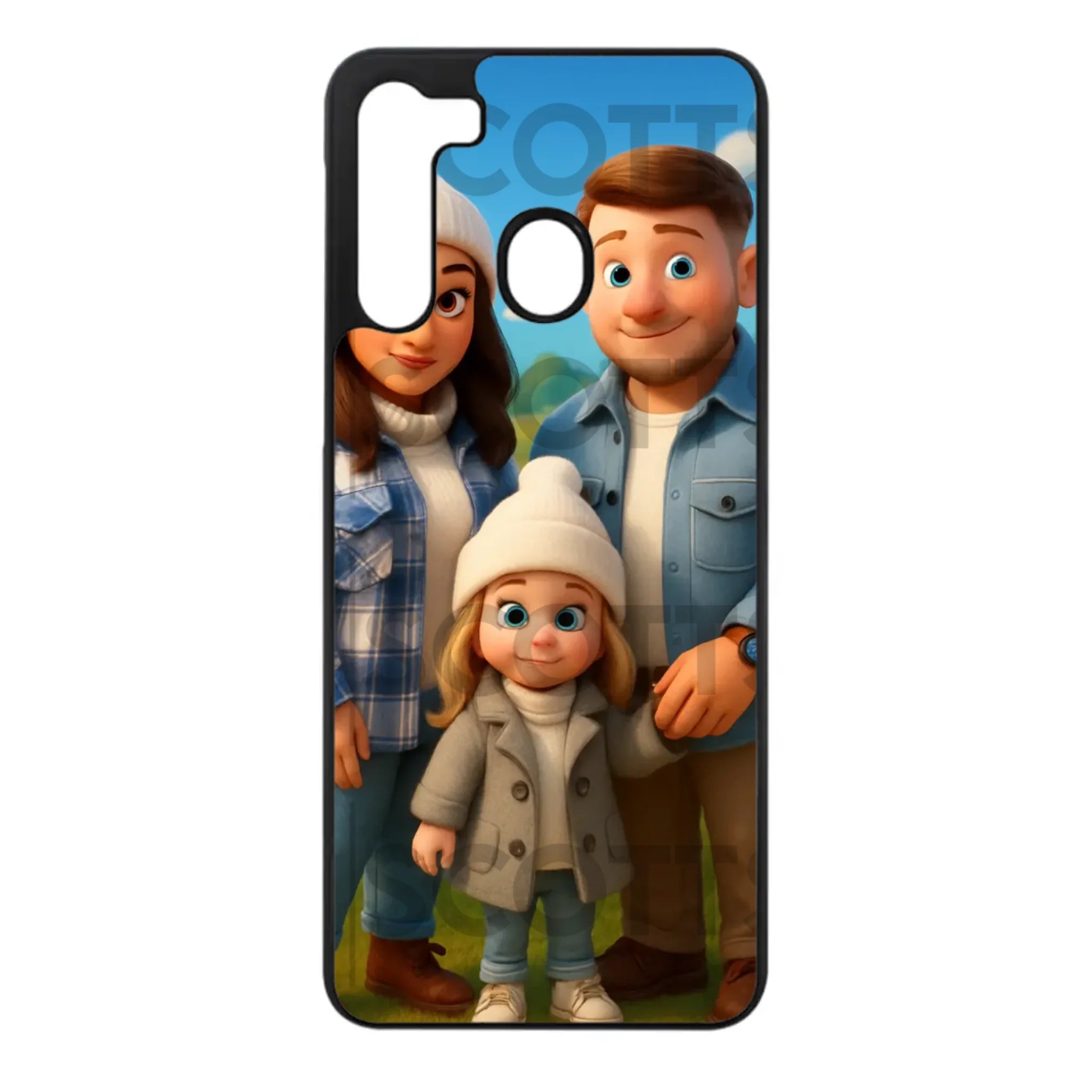 Custom Personalised Cartoon Animation - Magical - Rubber TPU Case for iPhone, Samsung & Pixel