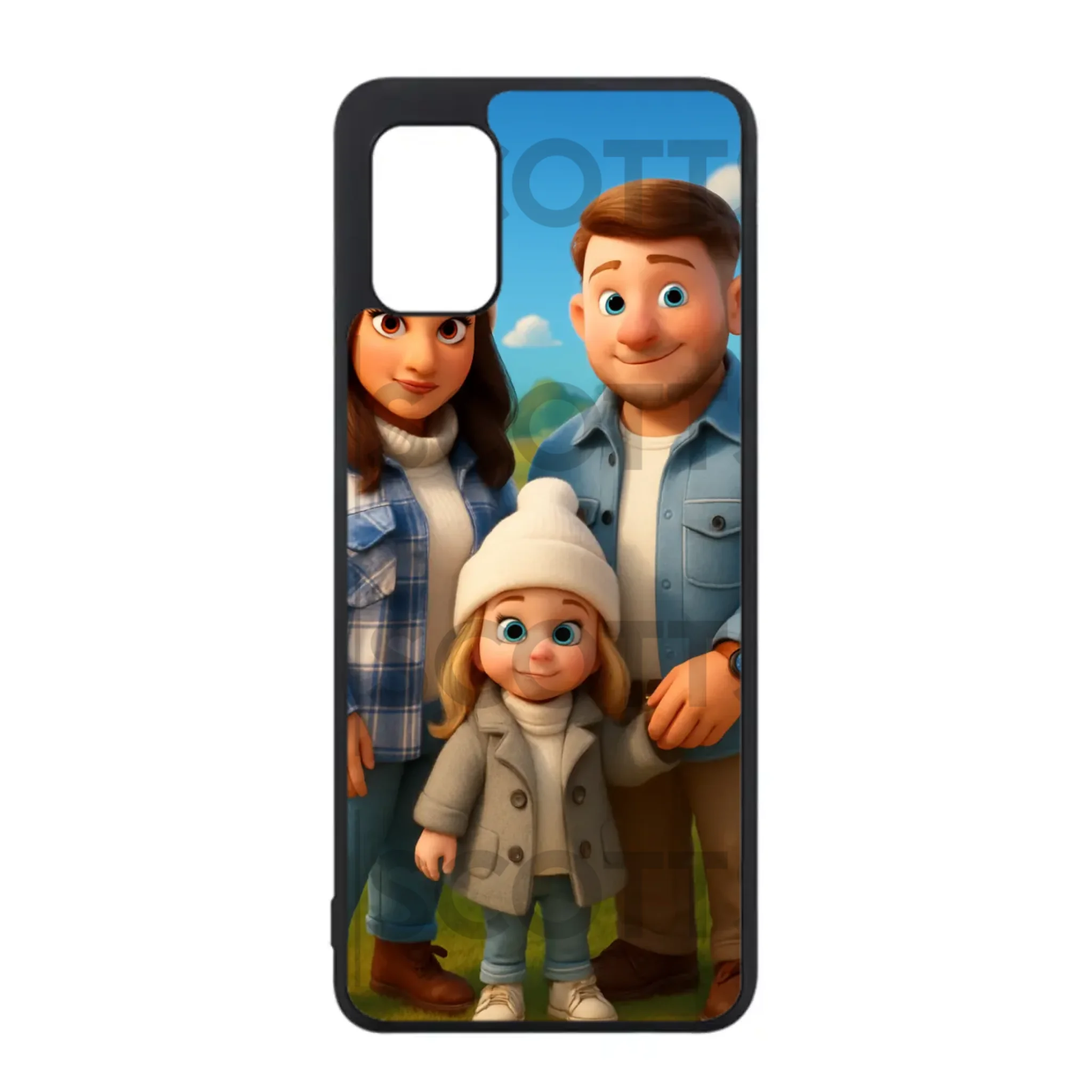 Custom Personalised Cartoon Animation - Magical - Rubber TPU Case for iPhone, Samsung & Pixel