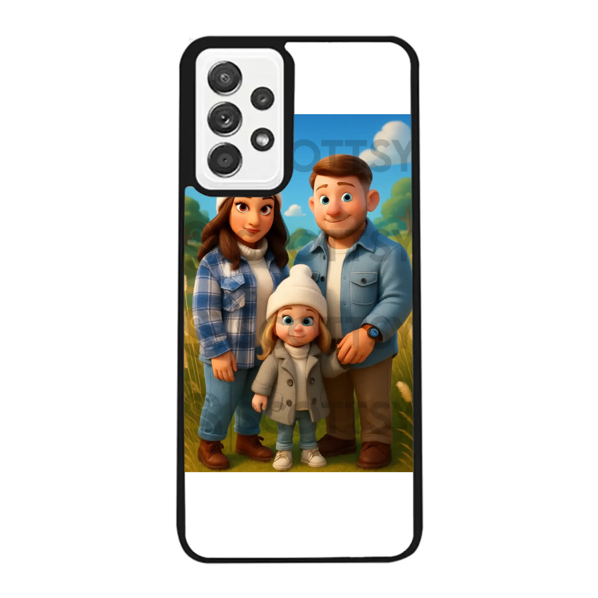 Custom Personalised Cartoon Animation - Magical - Rubber TPU Case for iPhone, Samsung & Pixel