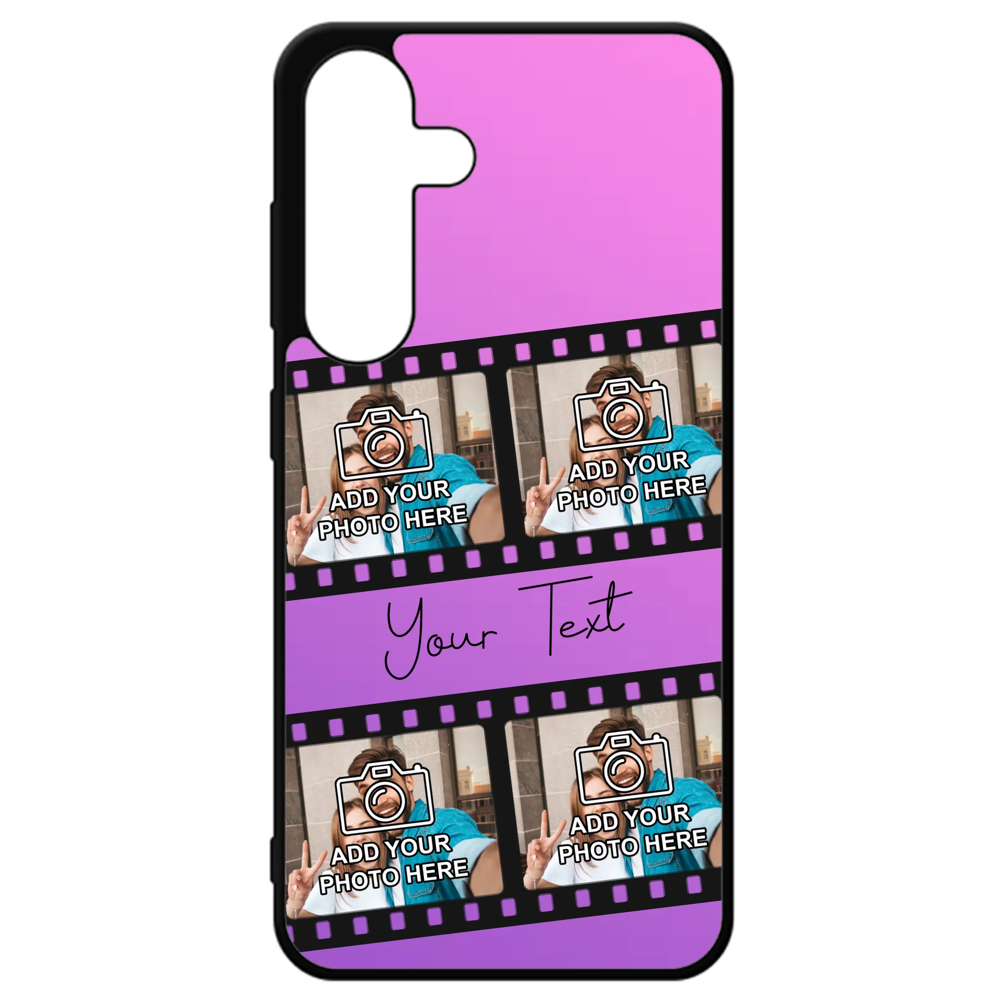 Film reel personalised phone case for Samsung Galaxy S25 FE