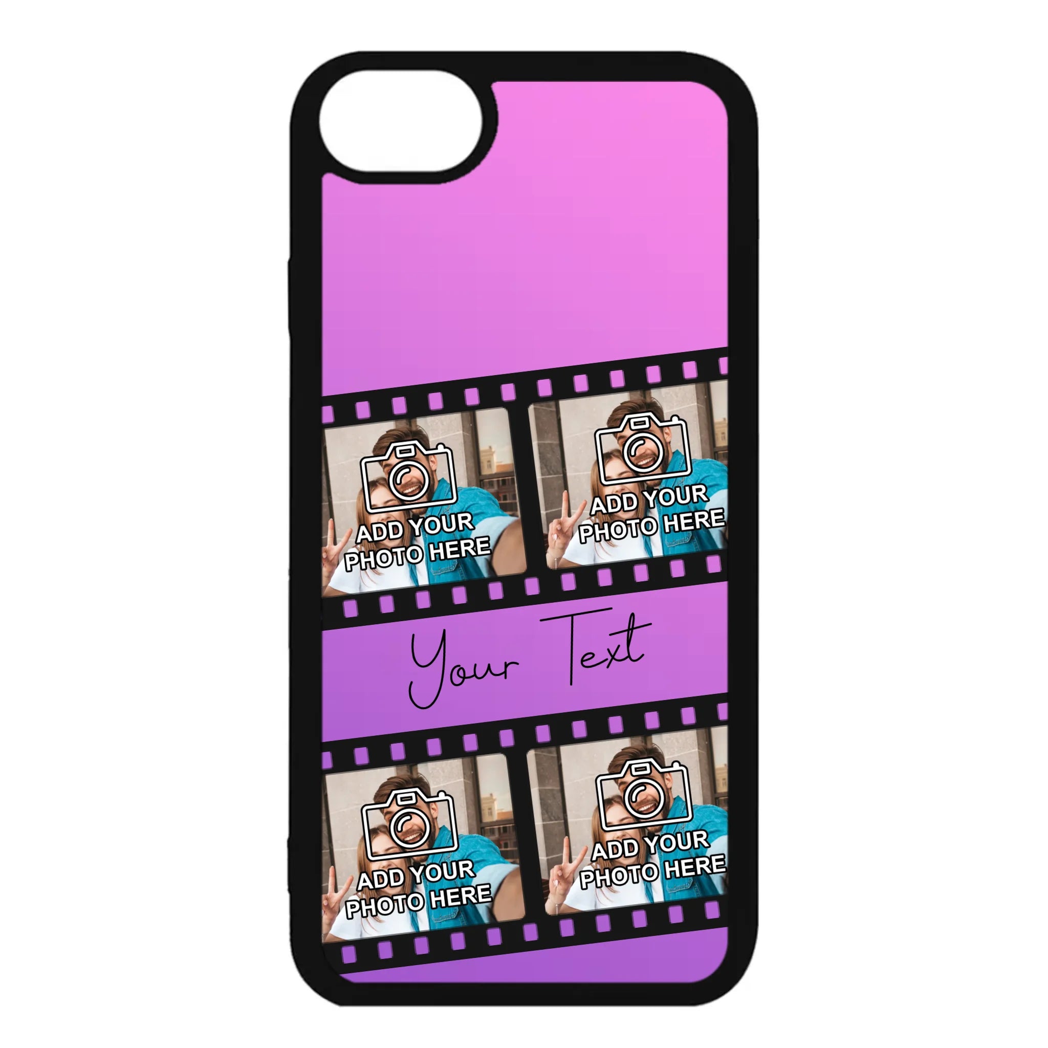 Custom photo film reel case for iPhone 7