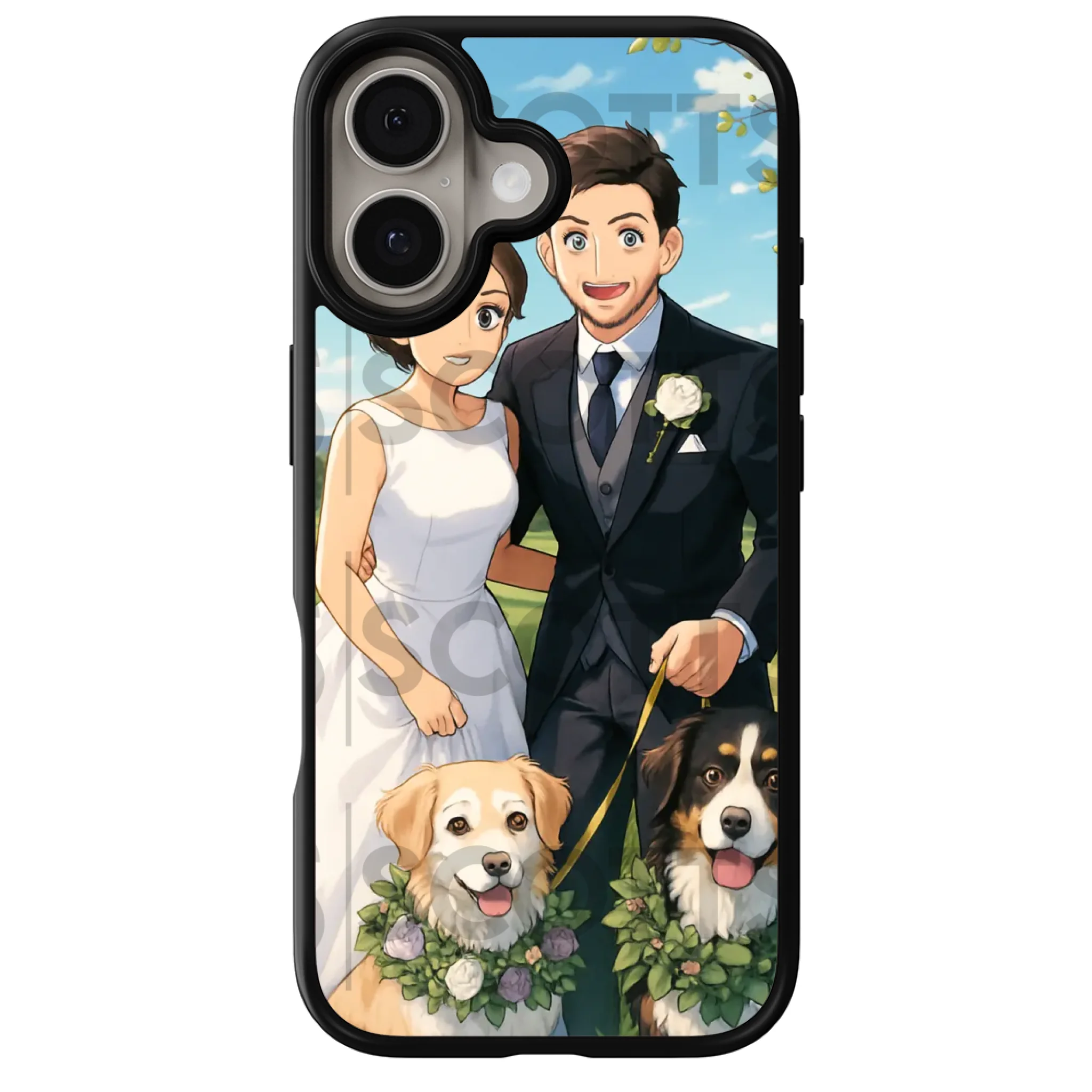 Personalised anime phone case for iPhone 17