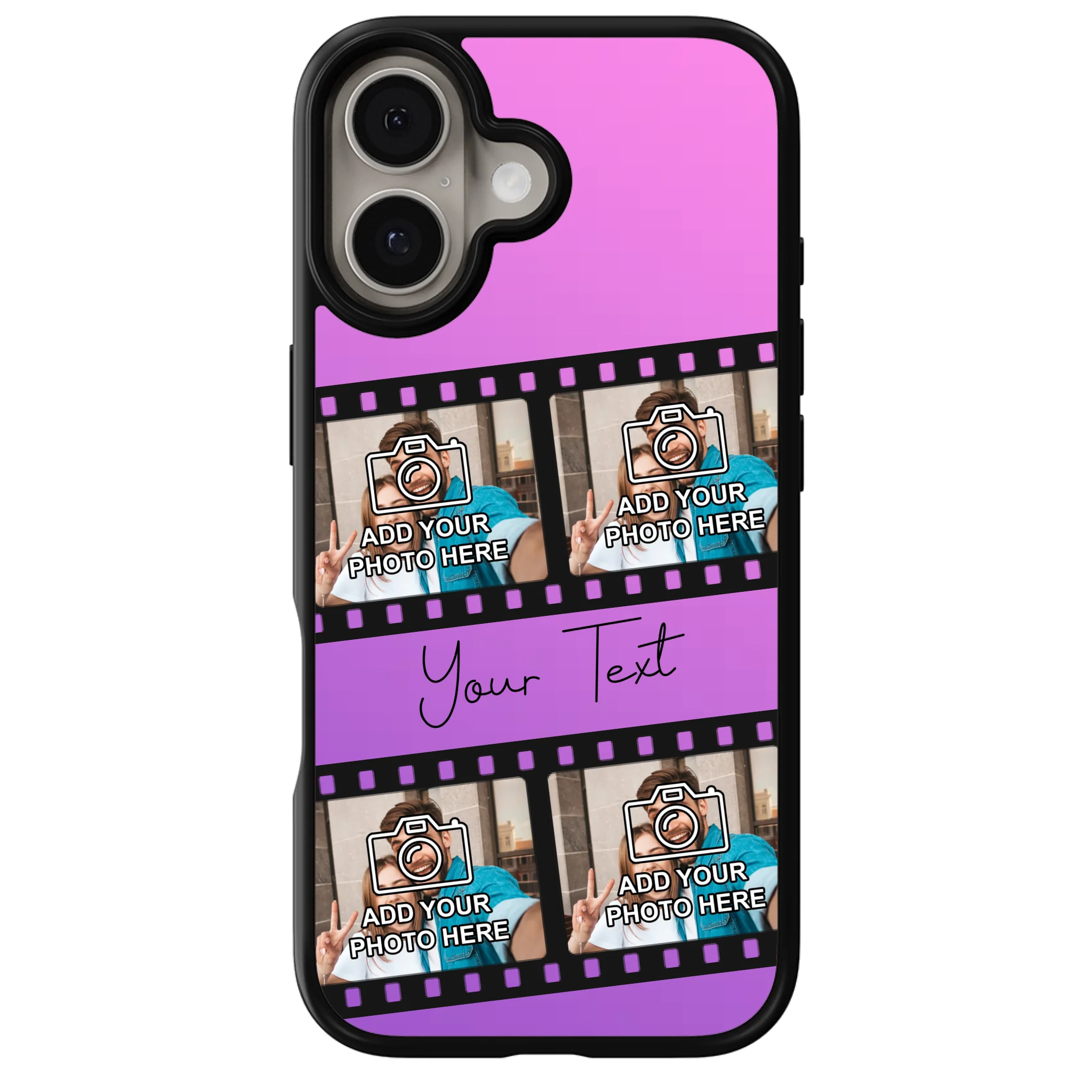 Custom photo film reel case for iPhone 17