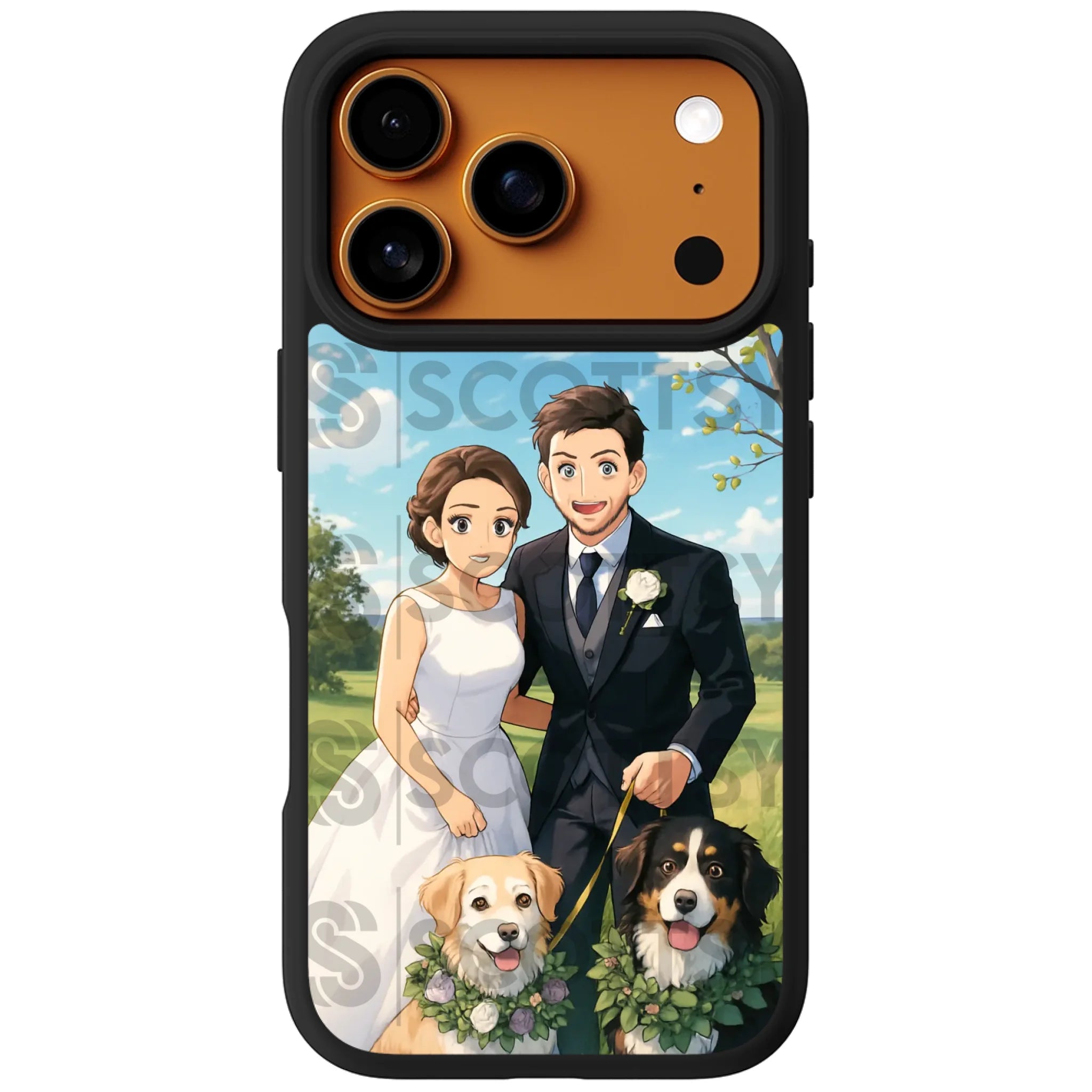 Personalised anime phone case for iPhone 17 Pro