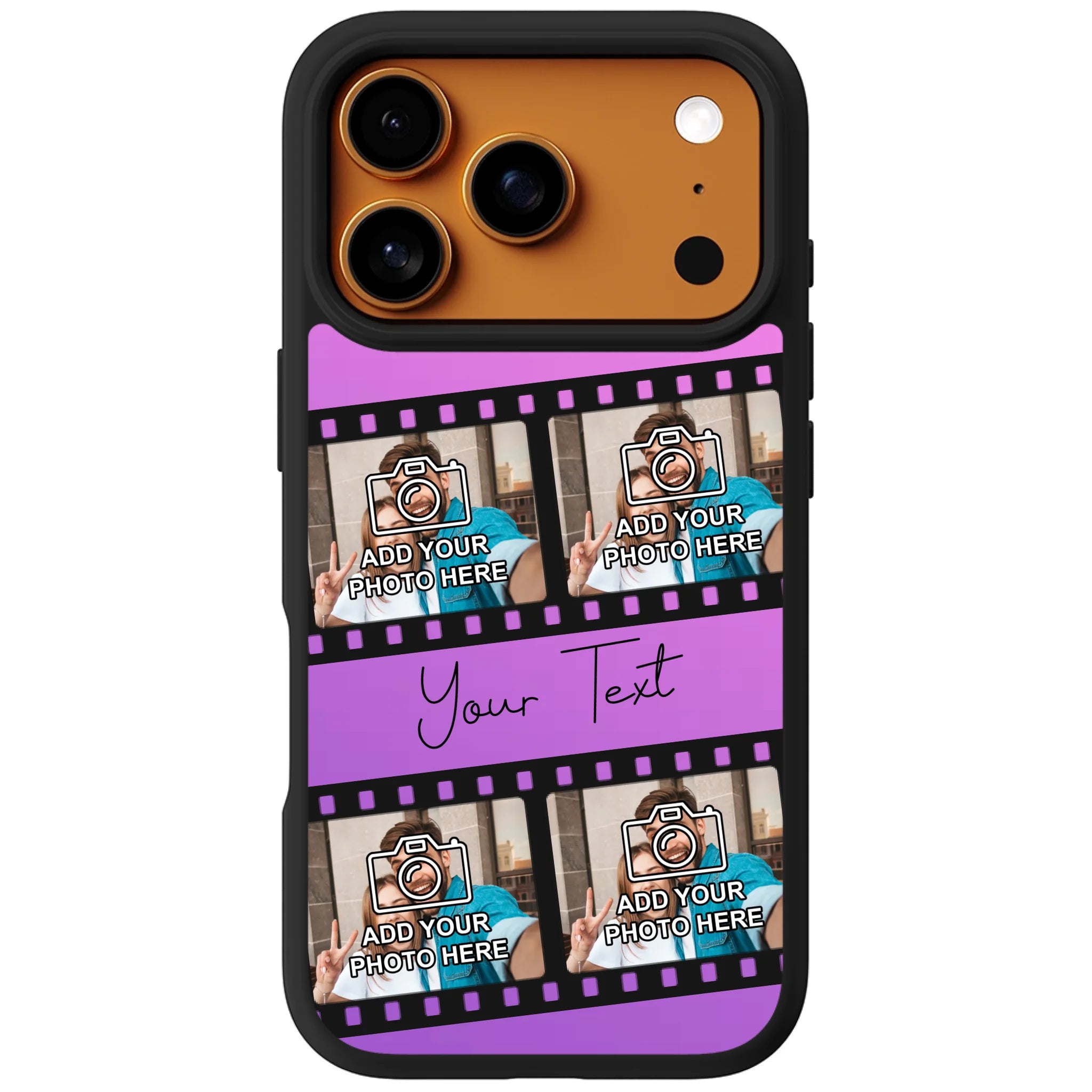 Personalised film reel phone case for iPhone 17 Pro