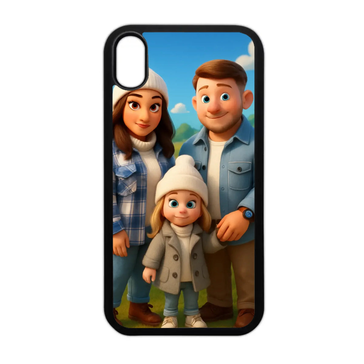 Custom Personalised Cartoon Animation - Magical - Rubber TPU Case for iPhone, Samsung & Pixel