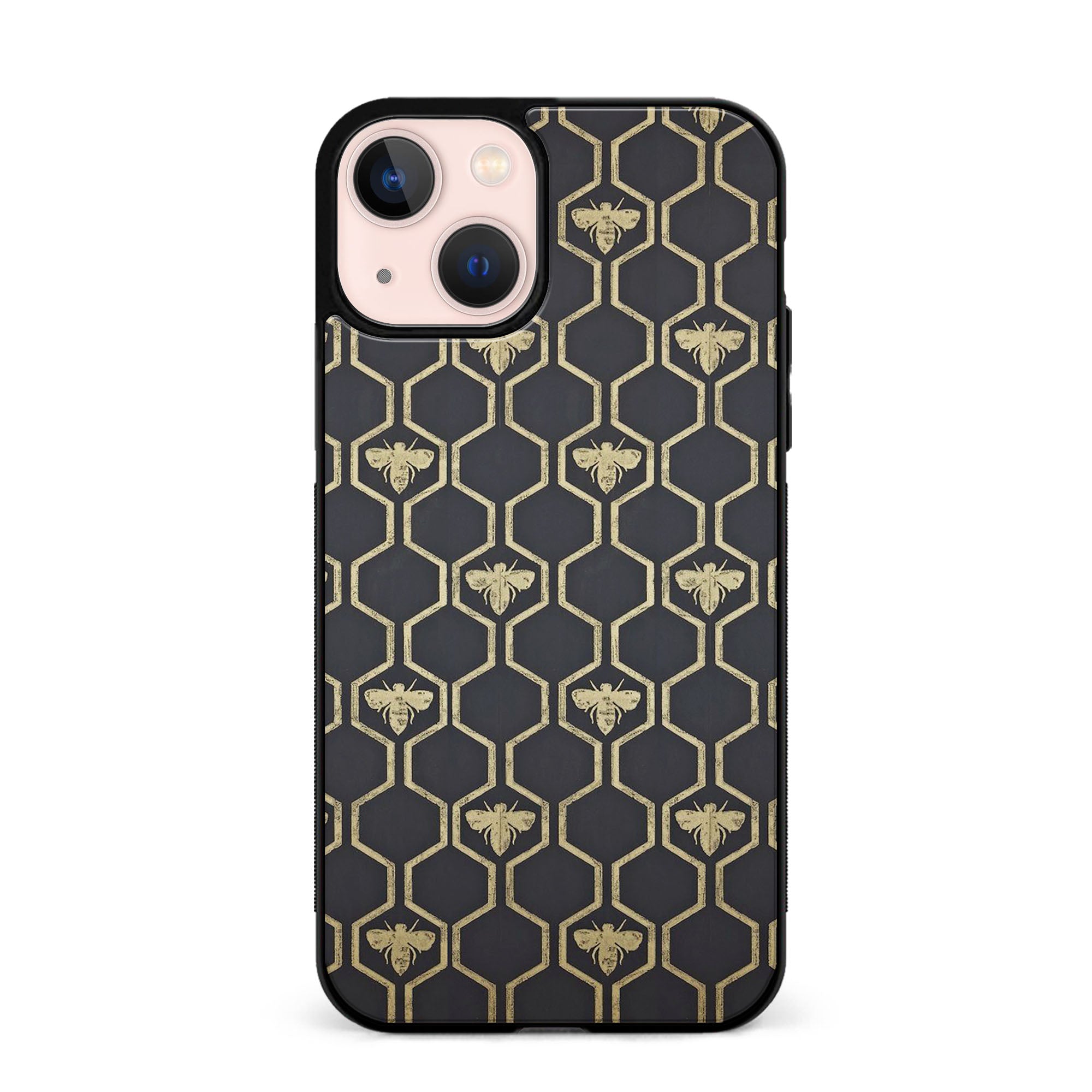 Bees & Honeycomb Rubber Phone Case for iPhone, Samsung, Huawei & Pixel