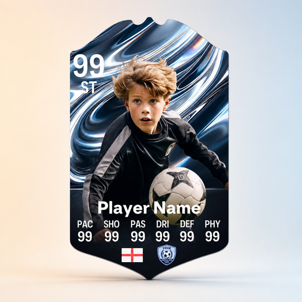 Personalised football cards