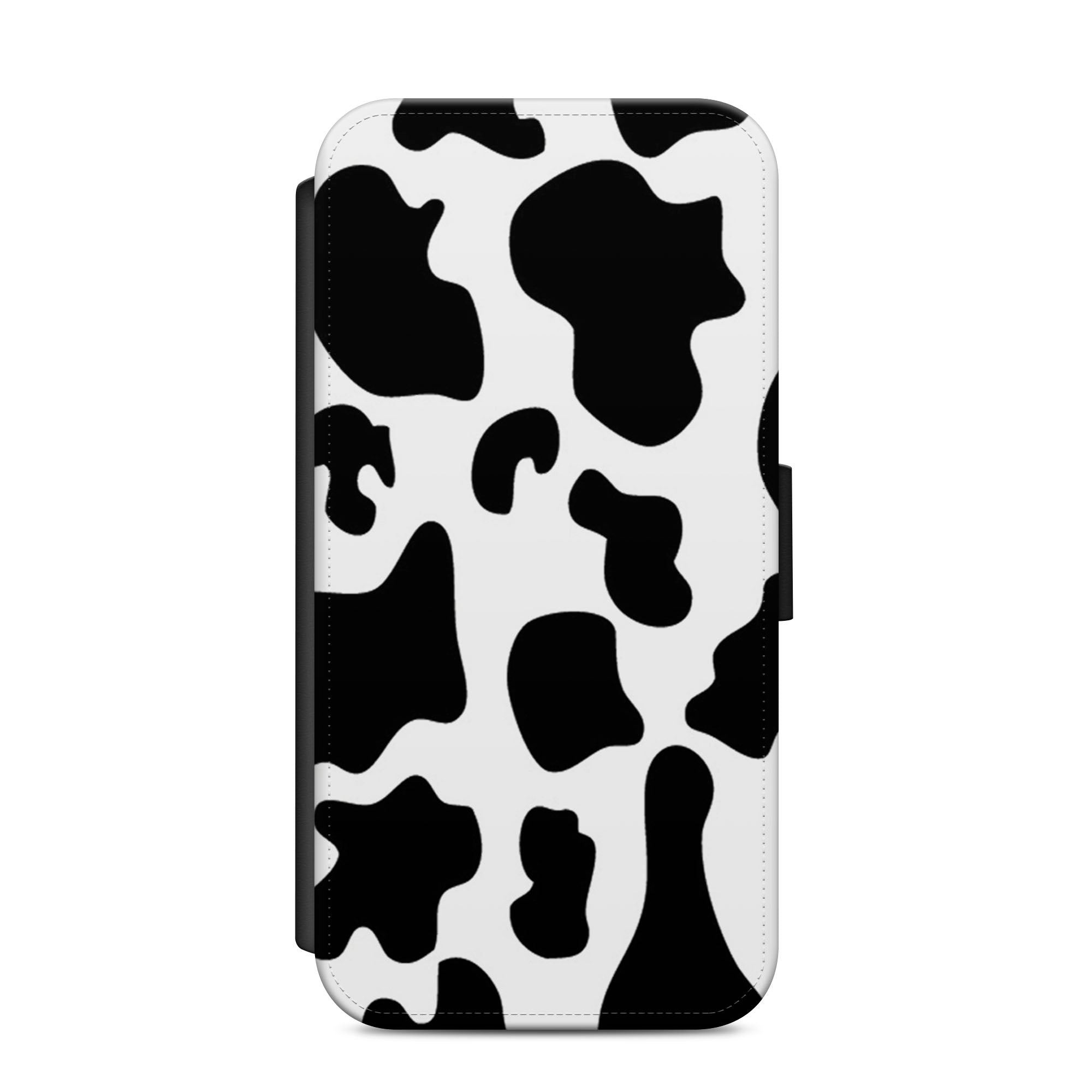 Cow Print Faux Leather Flip Case Wallet for iPhone / Samsung