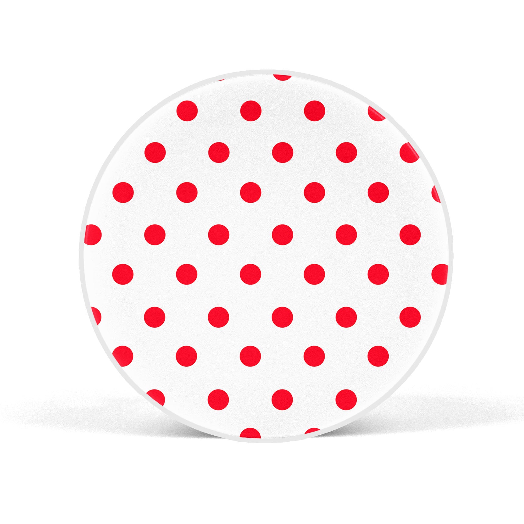 Red & White Polka Dots Mobile Phone Holder Grip - SCOTTSY