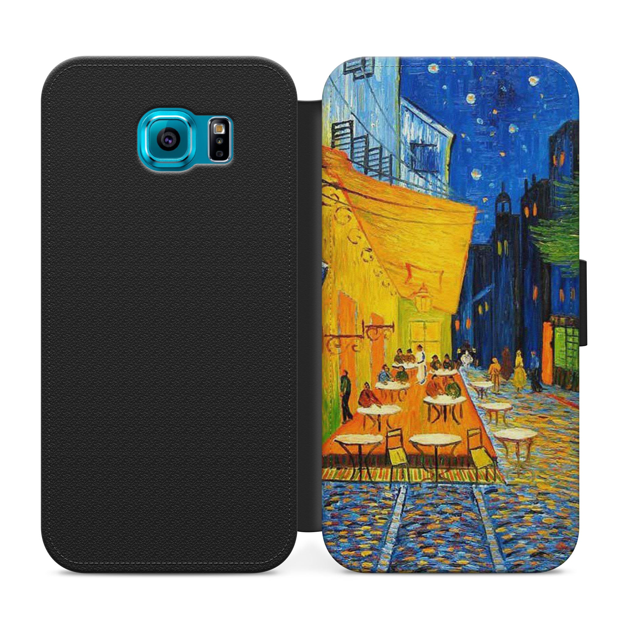 Van Gogh Print Faux Leather Flip Case Wallet for iPhone / Samsung