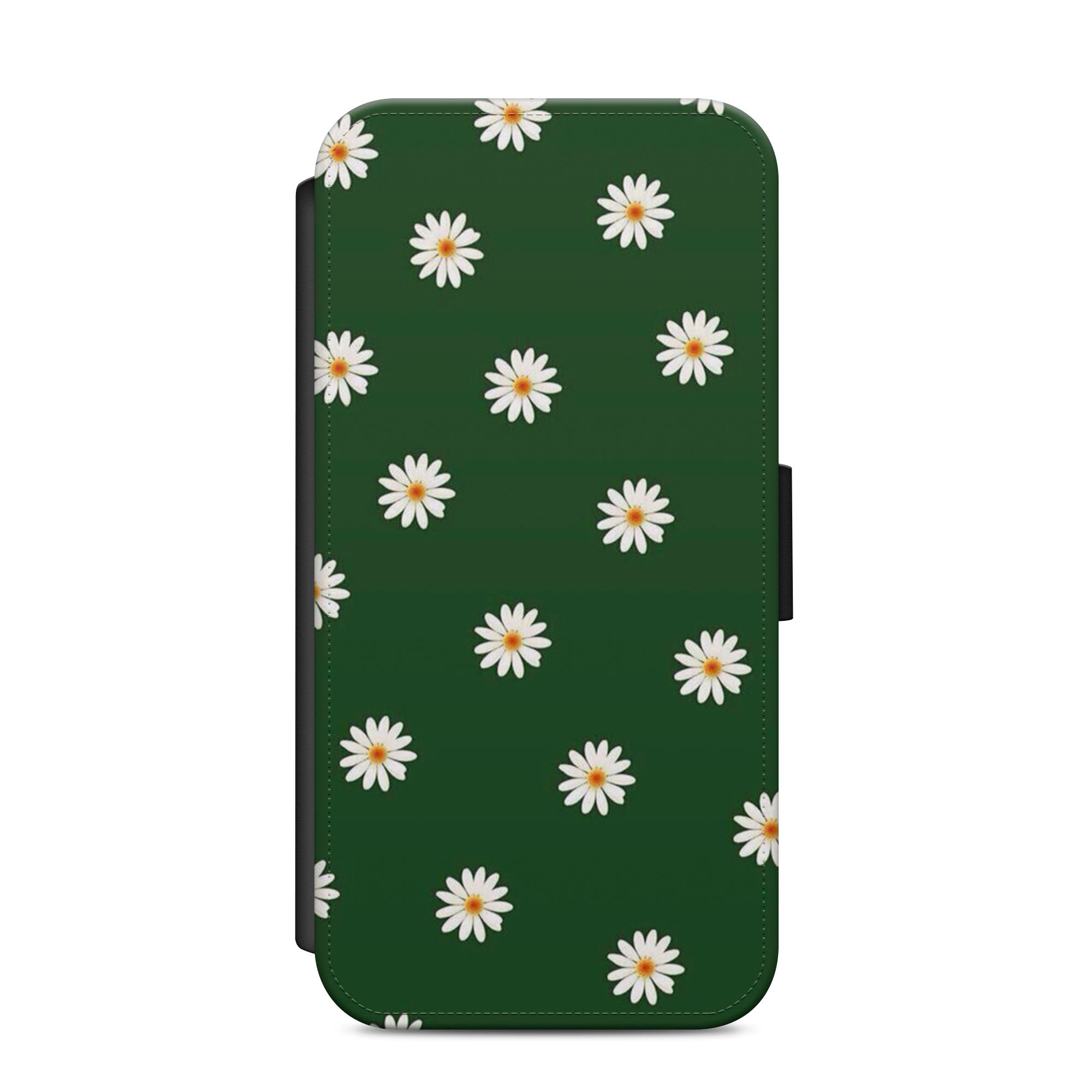 Daisies Faux Leather Flip Case Wallet for iPhone / Samsung