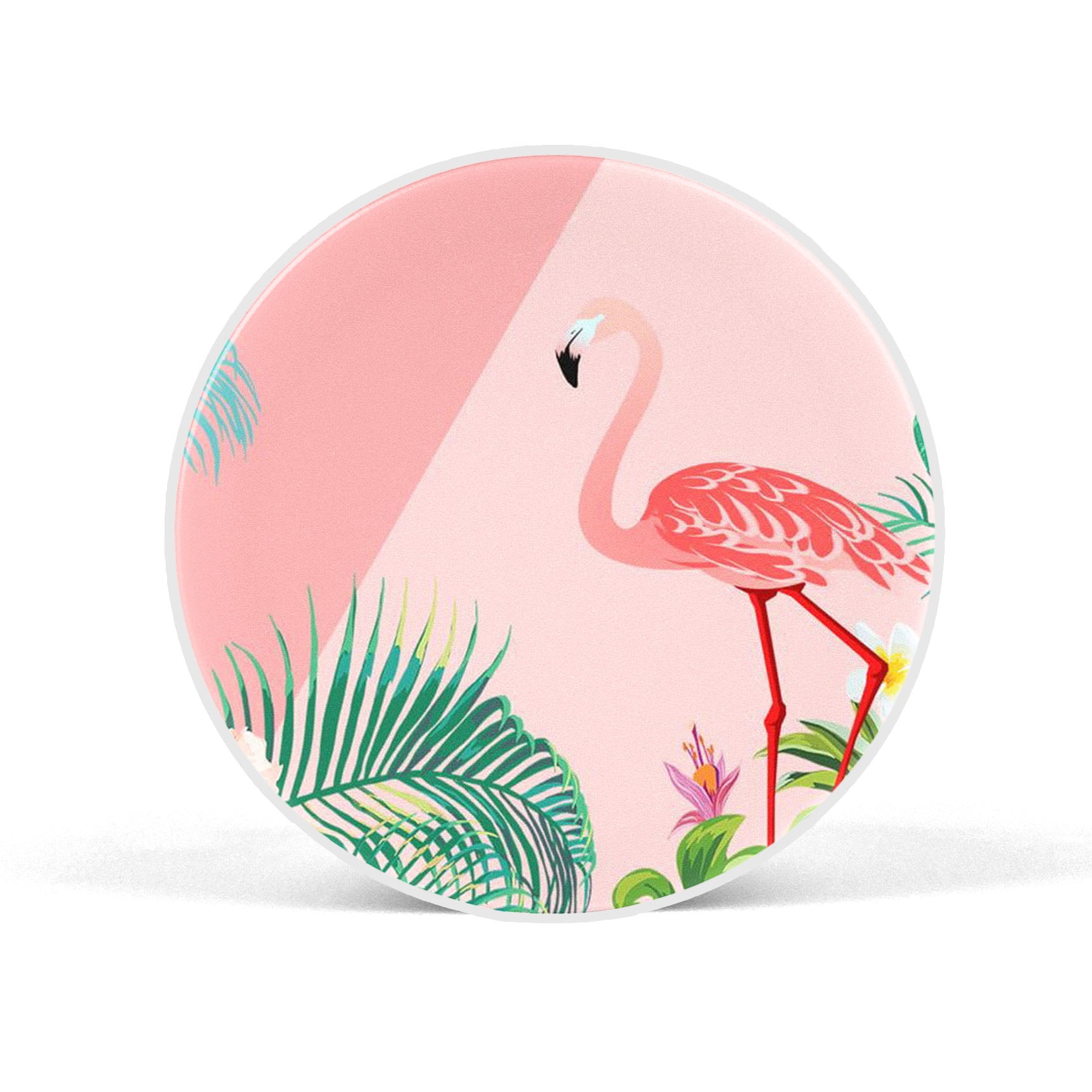 Pink Flamingo Mobile Phone Holder Grip - SCOTTSY