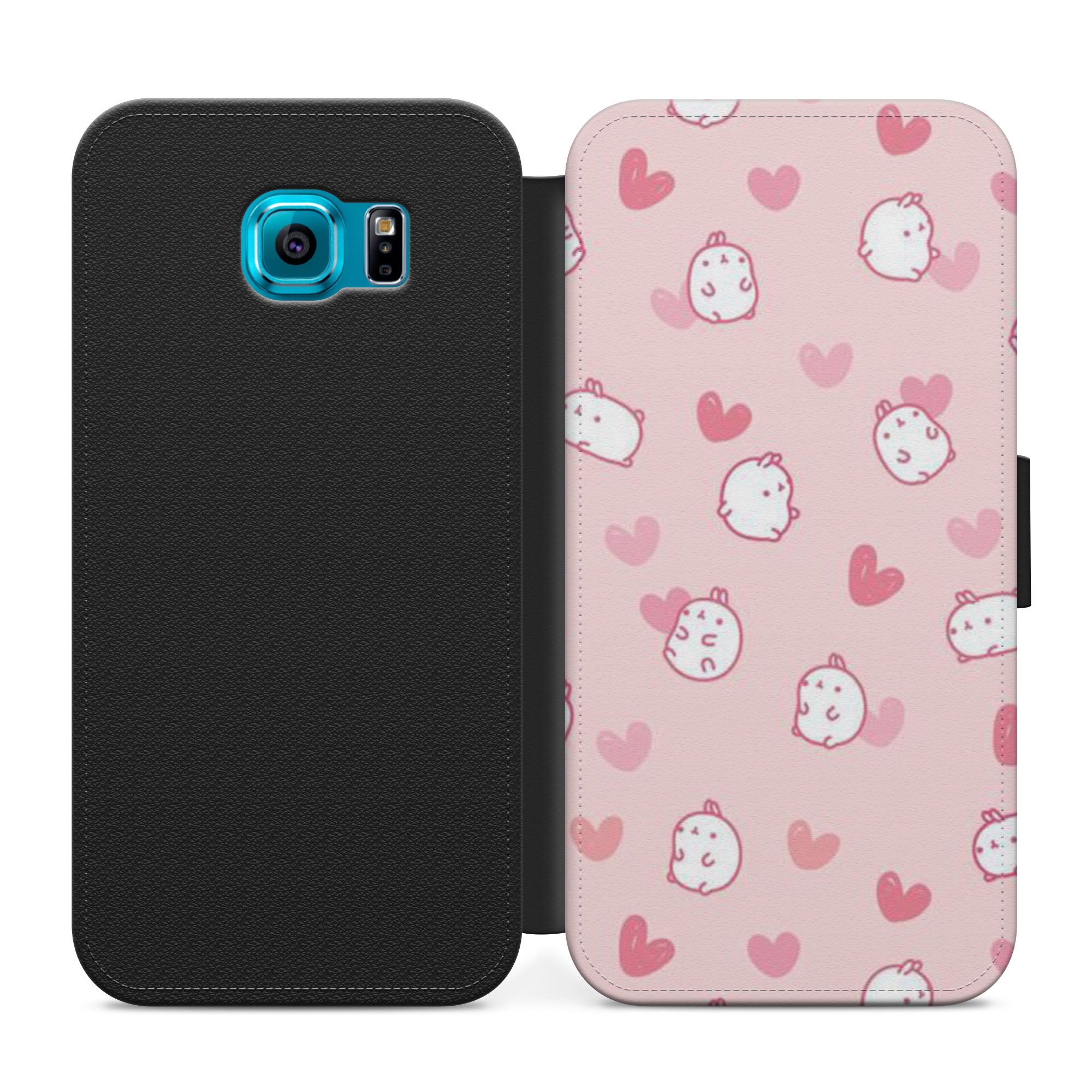 Cute Kawaii Faux Leather Flip Case Wallet for iPhone / Samsung
